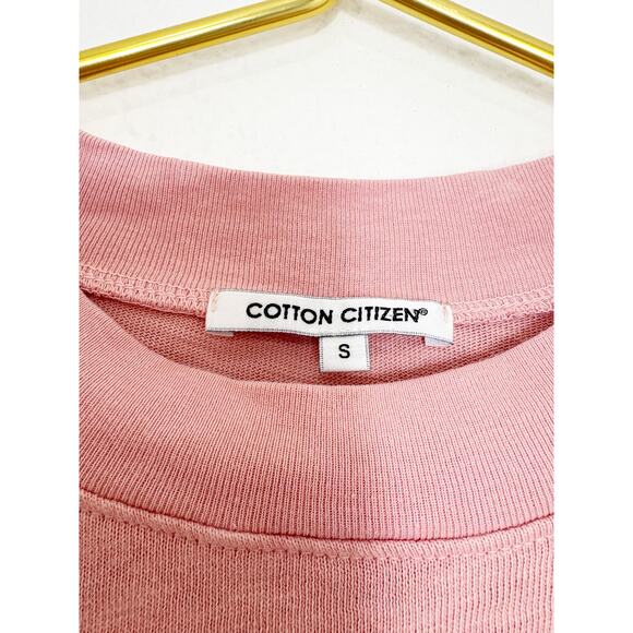 Cotton Citizen Tokyo Long Sleeve Mini Dress Size Small Pink Lightweight Preppy - Picture 5 of 12